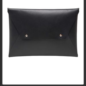 Tribe alive leather clutch